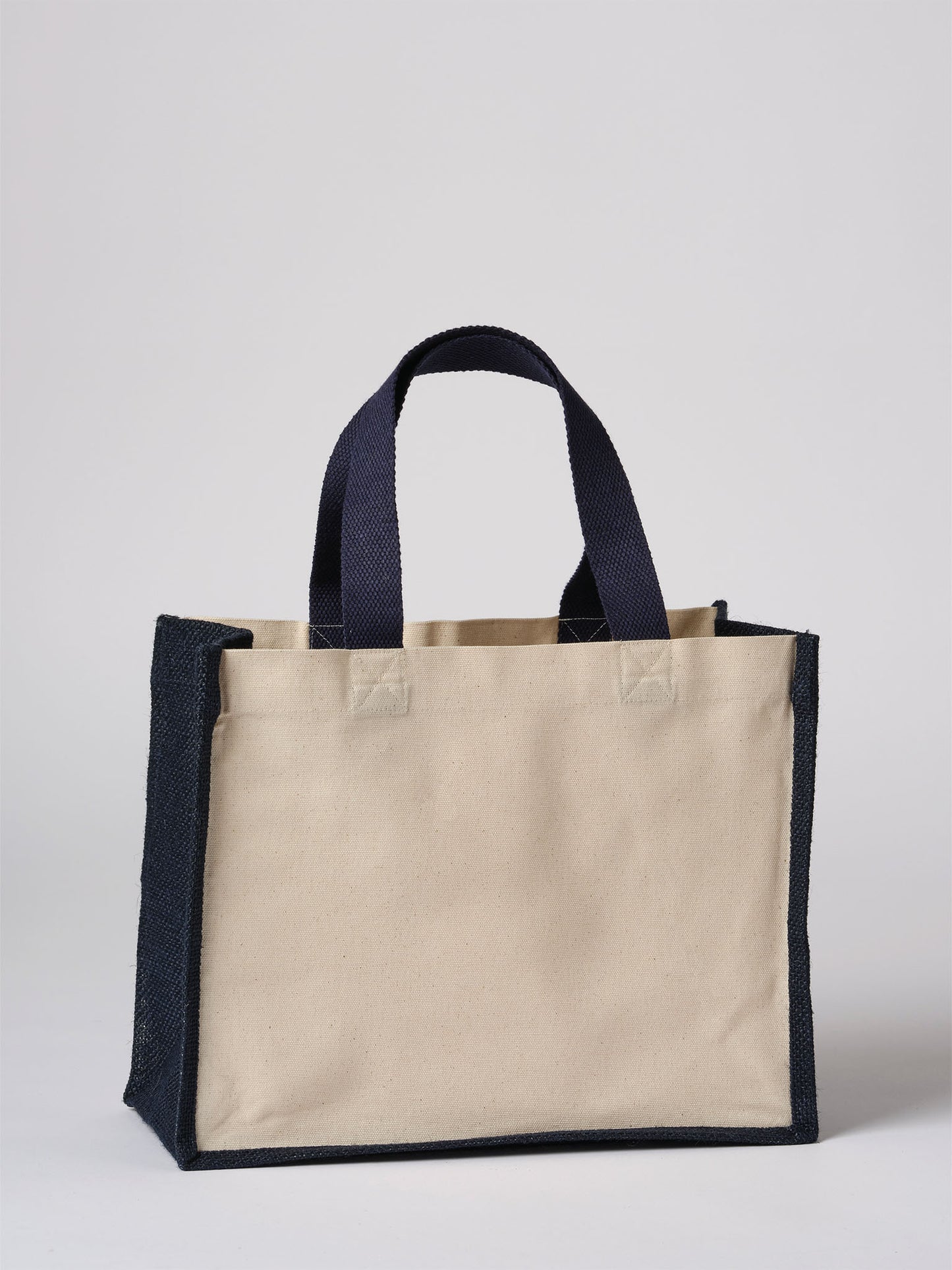 RL201 Jute Canvas Panel Shopper