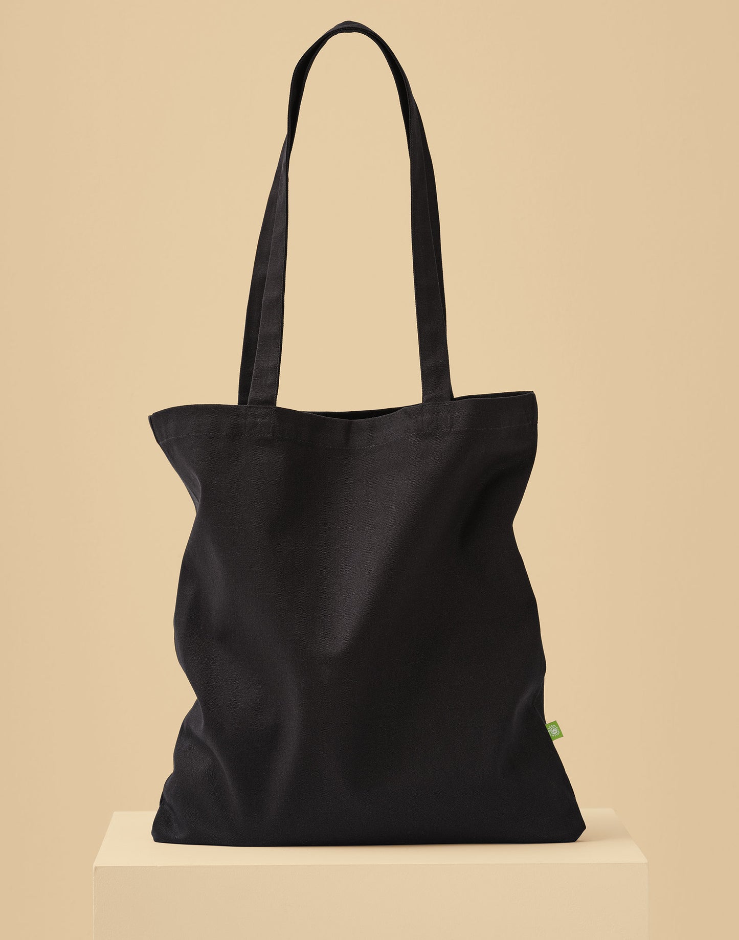 RL065 Premium Organic Canvas Shopper Long Handle