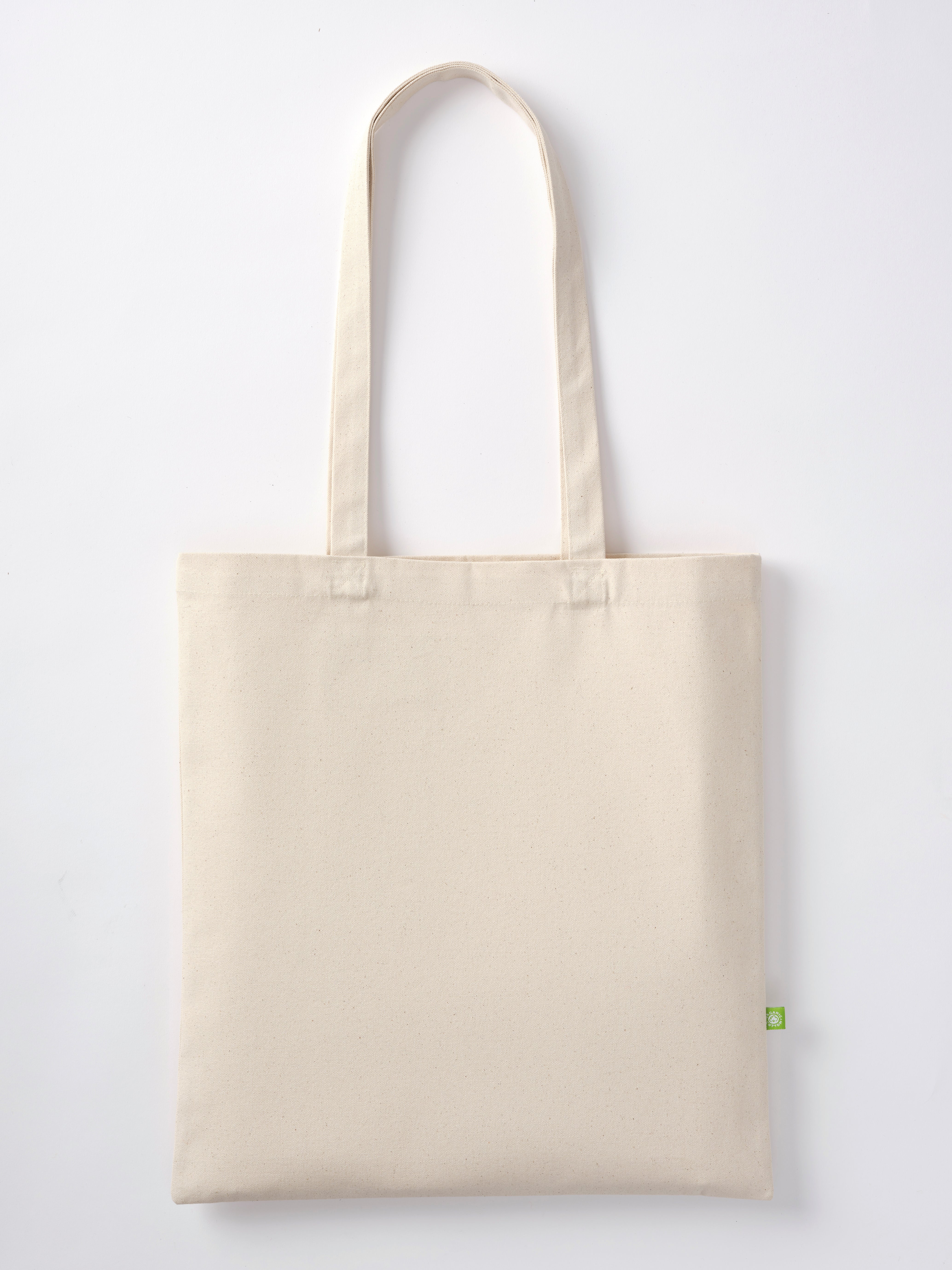 RL065 Premium Organic Canvas Shopper Long Handle – Nutshell