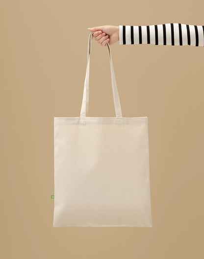 RL065 Premium Organic Canvas Shopper Long Handle