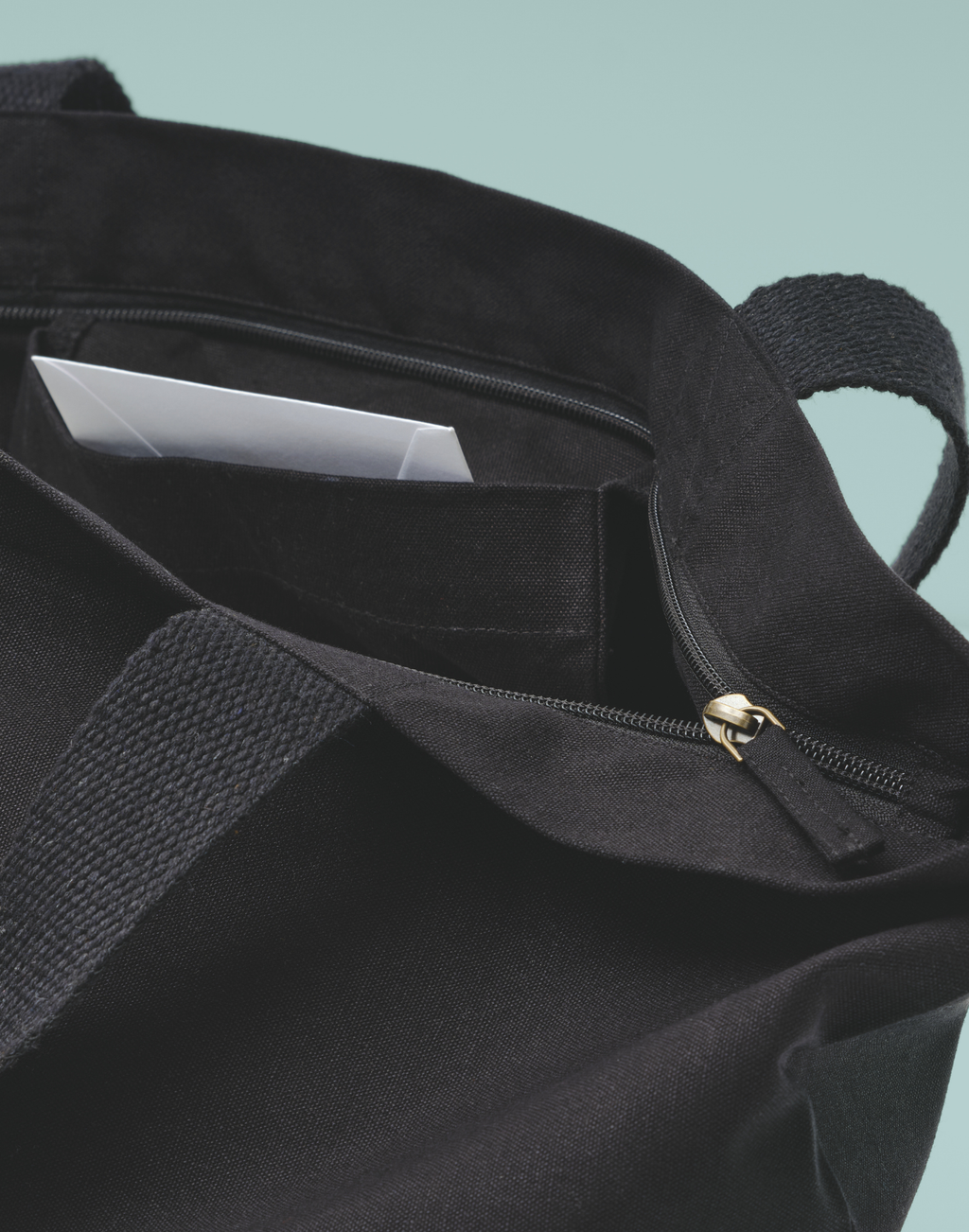 RL069 Elba Organic Canvas Premium Zip Tote