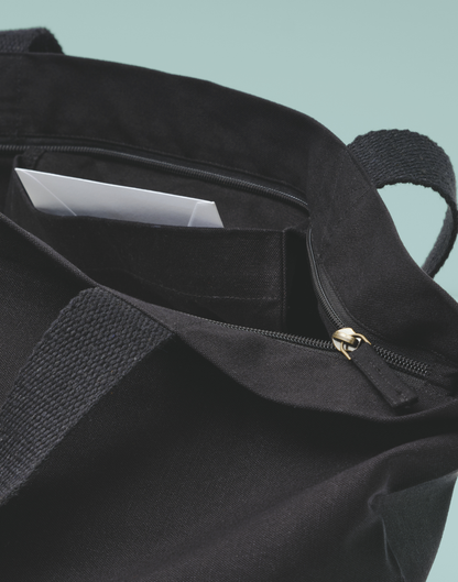 RL069 Elba Organic Canvas Premium Zip Tote