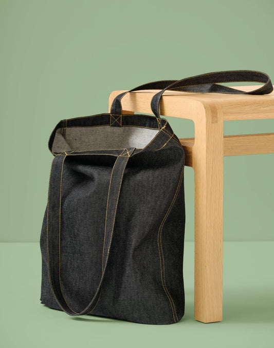 RL550 Denim 'Flat Base' Shopper