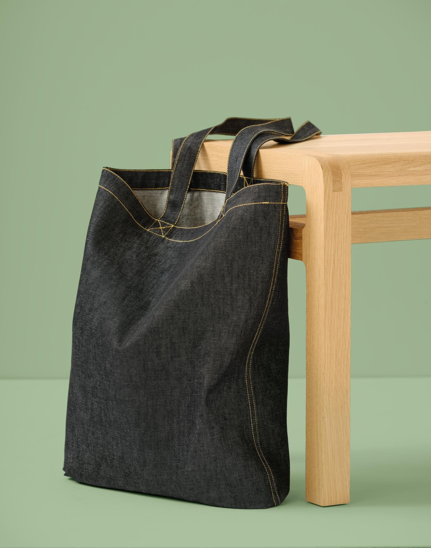 RL550 Denim 'Flat Base' Shopper