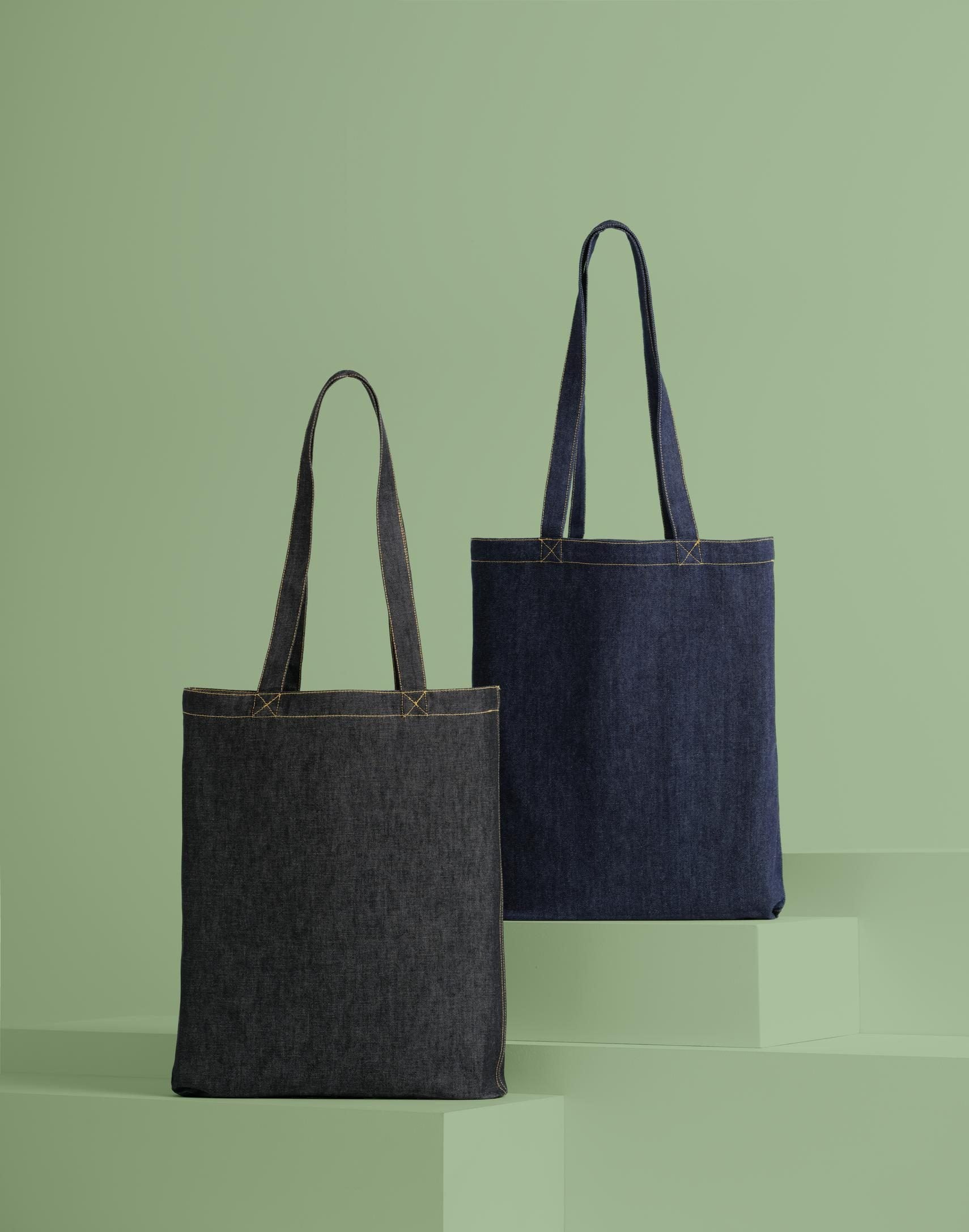 RL550 Denim 'Flat Base' Shopper