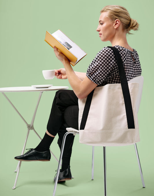 RL685 Dakota Recycled Contrast Strap Tote