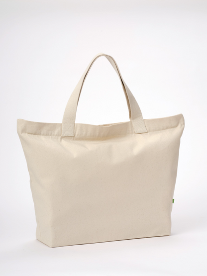 RL069 Elba Organic Canvas Premium Zip Tote