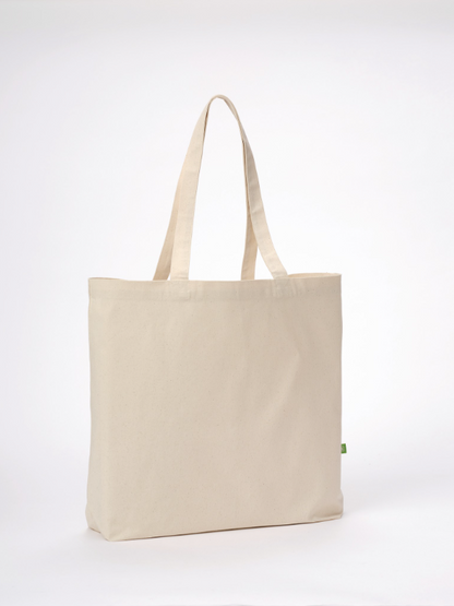 RL066 Organic Canvas 'Flat Base' Landscape Shopper